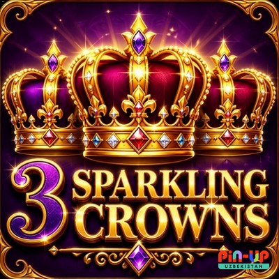 3 Sparkling Crowns — Pinup O‘zbekiston Online Premium slot «3 Sparkling Crowns» — grid element