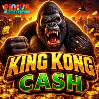 King Kong Cash — Pin-Up Casino Uzbekistan Mashhur slot «King Kong Cash» — banner ko‘rinishi